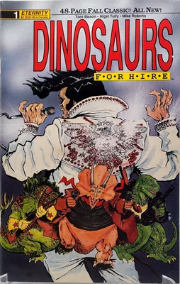 Dinosaurs for Hire #1 Fall Classic ETERNITY Comics (1988) WP NM/MT - Image 1 of 4