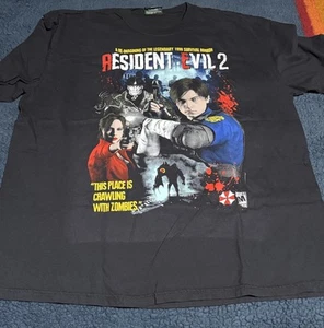 Resident Evil 2 Remake Limited 72 Hr Print Graveyard Goods - XXL Black T Shirt - Picture 1 of 3