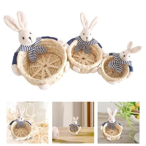 Miniature Easter Basket Animal Basket Cute Candy Eggs Baskets Candy Gift Basket - Picture 1 of 22