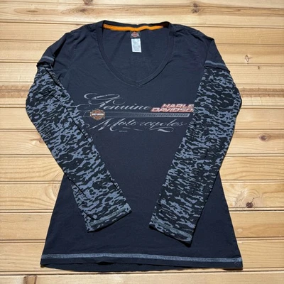 Camisa Harley-Davidson Twin Cities North Blaine Minnesota manga camuflada - mediana Foto 1 de 4