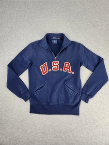 Polo Ralph Lauren USA Olympics 2016 Quarter Zip Jacket VillageWear Womens Small - Picture 1 of 16