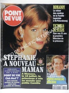 Revue POINT DE VUE n° 2609 magazine de Juillet 1998 Bon Etat stéphanie de monaco - Picture 1 of 1