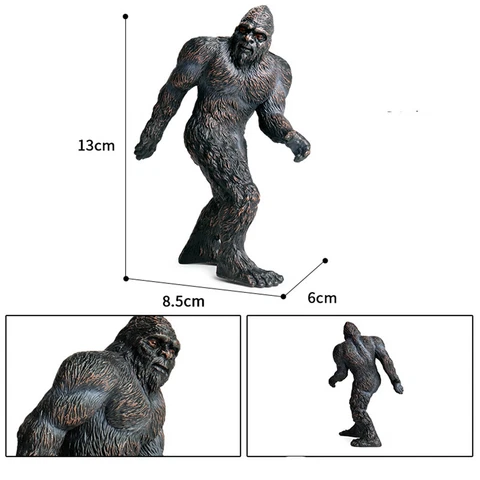 Bigfoot Figure Savage Animal Model Barbarian Decoration Toy Collector Kid Gift Cover