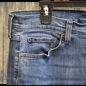 LL Bean Jeans Mens 33x32 Blue Classic Fit Beanflex Denim Coolmax T39 - Picture 1 of 7