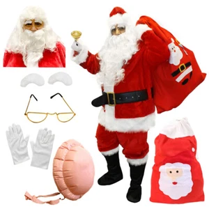 TRAJE PROFESIONAL PARA ADULTOS SANTA CLAUS VIENTRE INFLABLE PAPÁ NAVIDAD - Imagen 1 de 6