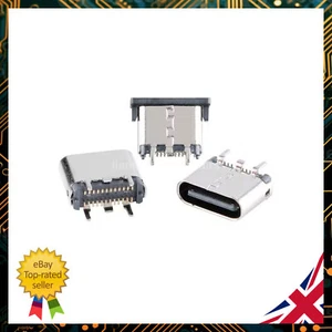 USB Typ C Vertikal Stecker Buchse Port 24 Pin USB-C 6,5mm Höhe - Bild 1 von 3