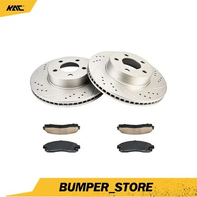 Rotores delanteros perforados pastillas de freno para Ford Ranger 2003-2011 Mazda B4000 03-2010 Foto 1 de 4