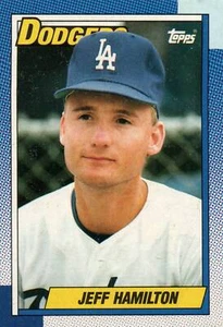 1990 Topps # 426 Jeff Hamilton Los Angeles Dodgers - Picture 1 of 2