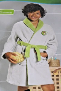 kinderbademantel Jungen-Bademantel Ben10 aus weicher Fleece-Qualität Gr 122/128 - Picture 1 of 5