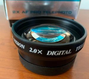 Video Digital Pro 2X Teleconverter for Still Video Canon Nikon JVC Leica Pentax - Picture 1 of 6
