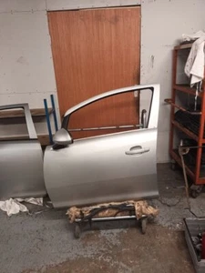 Vauxhall Corsa 5 Door 2006-2014 DOOR BARE (FRONT PASSENGER SIDE) Silver Z157 - Picture 1 of 8