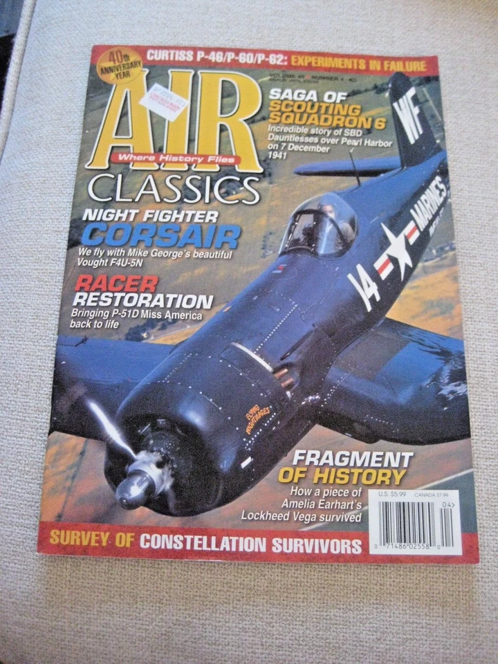 Air Classics 2004 Magazine Saga Of Scouting Squadron 6 - Image 1 of 1
