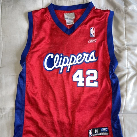 Reebok Los Angeles Clippers Elton Brand Jersey Child  Medium. 10-12 EUC Cover