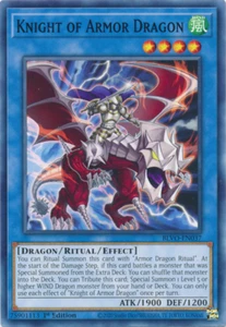 Ritter der Rüstung Drache x3 BLVO-DE037 YuGiOh! Common - Bild 1 von 1