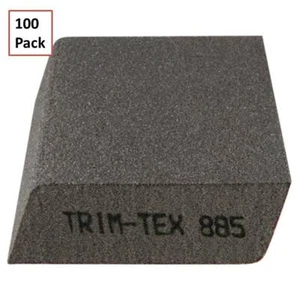 100er-Pack Verkleidung Tex 885 Doppelwinkel Schleifblock mit Anti-Abrieb Kante mittlere/feine Körnung - Bild 1 von 1