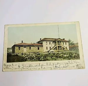 Colton Hall Monterey State Capitol California RPPC Colorized Postcard 1908 - Picture 1 of 6