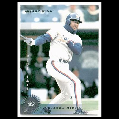 Бейсбольная карточка Orlando Merced No284 1997 Donruss Toronto Blue Jays MLB почти как новая - Изображение 1 из 3