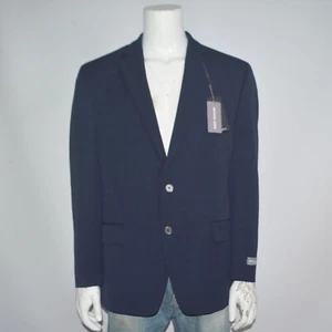 Neu mit Etikett Michael Kors Sportmantel klassische Passform Stretch marineblau zwei Knöpfe Größe 44R - Bild 1 von 7