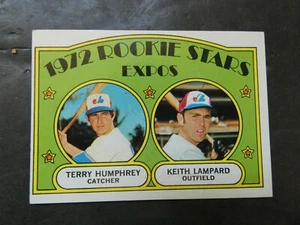 TOPPS 1972 BASEBALL ROOKIE STARS  CARD EXPOS #489 - Picture 1 of 2