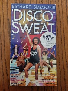VHS - Richard Simmons • Disco Sweat (1994) • 70 minutes - Picture 1 of 7