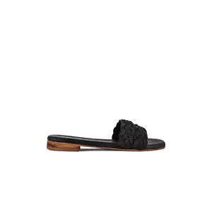 Kaanas 'Papagayo' Black Slip On Sandal Size 8 - Picture 1 of 4