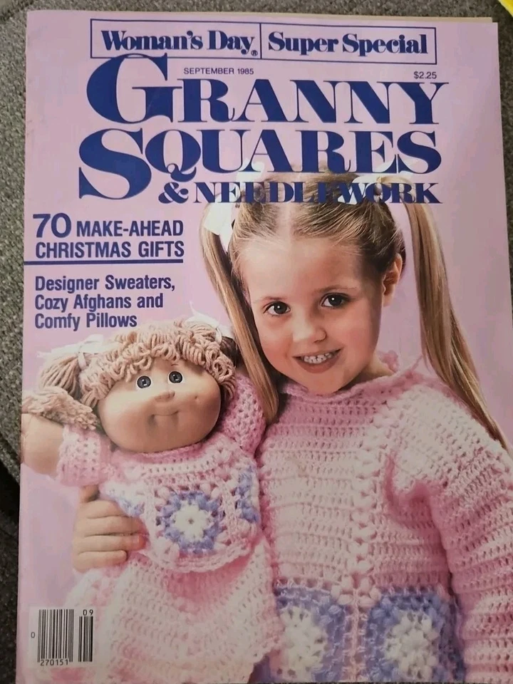 Woman's Day Super Special Granny Squares Crochet Magazine 9/85 - Image 1 of 1