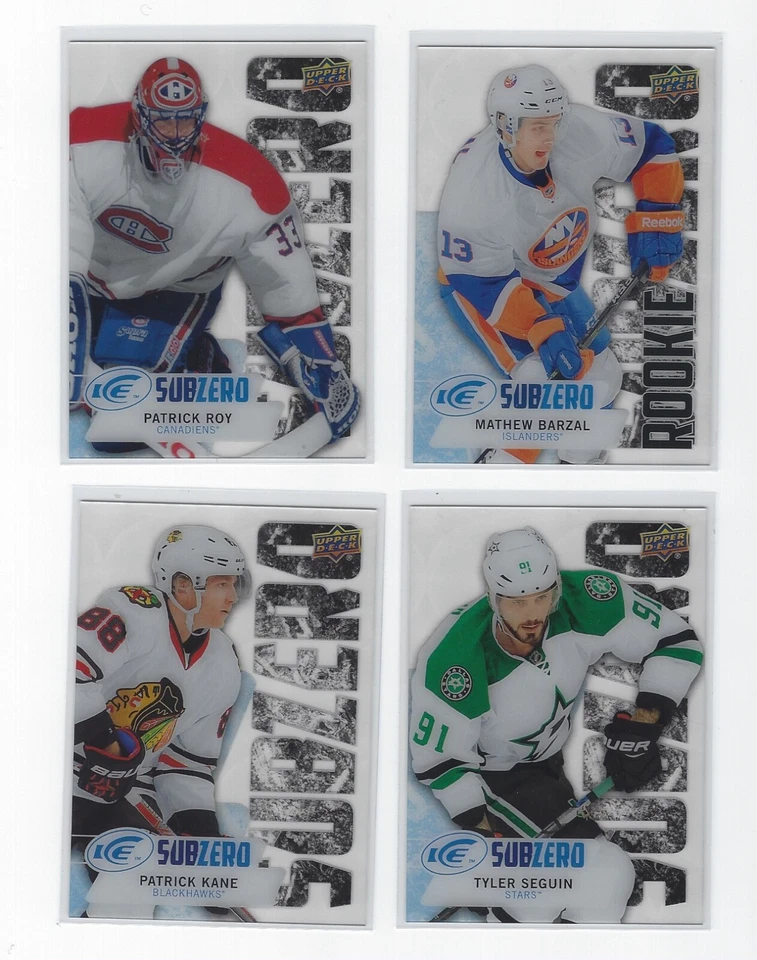 2016-17 UPPER DECK ICE SUB ZERO INSERT CARDS - U PICK FROM LIST  - Image 1 of 1