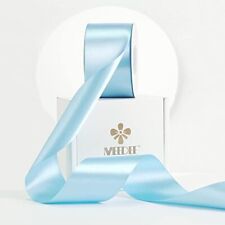  Satin Ribbon 2 Inch Ribbon Lux Satin Double Faced Ribbon by 25 2 inch Blue