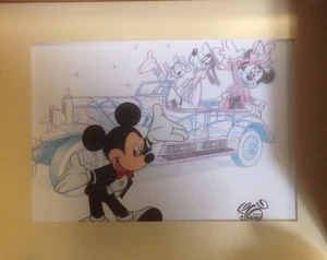 DISNEY THE ART OF DISNEY SERICEL MICKEY MINNIE DONALD GOOFY - Picture 1 of 4