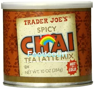 Trader Joe's Spicy Chai Tea Latte Mix 10 oz - Picture 1 of 3