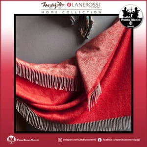 MARZOTTO LANEROSSI ROSSI STORY Coperta Plaid double face mohair e lana vergine - Imagen 1 de 35