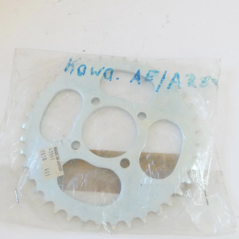 Kettenrad 41 Zähne Teilung 420 Kawasaki AE AR 80 Ritzel hinten A4478 - Bild 1 von 2