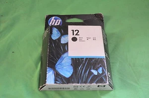 HP 12 Black Printhead c5023a Genuine - Dated 2012 - Picture 1 of 1