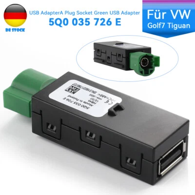 OEM MIB2 USB Carplay Media Switch Installazione Connettore per VW Golf 7 5Q0035726E - Immagine 1 di 4