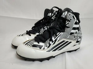 Adidas Techfit schwarz & weiß Hi Top Zebra Stollen Größe 6 - Bild 1 von 9
