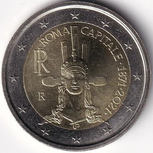 2 Euro Gedenkmünze Italien - 2021 - "Rom - Die Hauptstadt" - Picture 1 of 2