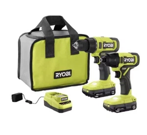 Ryobi ONE+ 18V Drill/Driver 2-Tool Combo Kit - PCL1200K2 - Picture 1 of 1