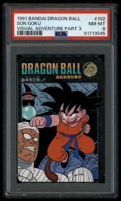 Dragon Ball Japanese Visual Adventure 3 102 Son Goku 1991 PSA 8 91713545 - Image 1 of 2
