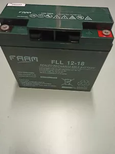 BATTERIA AL PIOMBO RICARICABILE 12V 18Ah FAAM LP12-18 - Photo 1/1