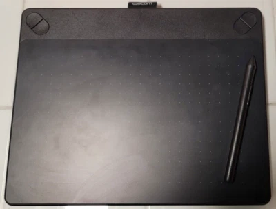Wacom Black Small Intuos Art Pen and Touch Tablet - Image 1 of 4