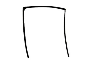 SUBARU LEGACY REAR LEFT SIDE DOOR WINDOW GLASS RUN CHANNEL SEAL OEM 2020 - 2023 - Picture 1 of 4