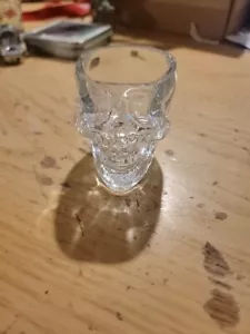 Crystal Head Vodka Skull Shot Glass Heavy Marked on Bottom - Picture 1 of 5