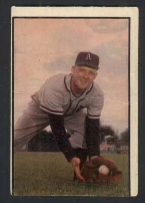 1953 Bowman Color #130 Cass Michaels GVG Athletics 88311  - Image 1 of 2