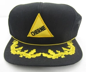 Vtg. Cherne Industries Snapback Trucker Hat Baseball Cap Patch Mesh Back Unworn  - Foto 1 di 3