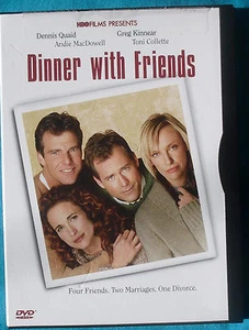 DINNER WITH FRIENDS DVD Dennis Quaid, Andie MacDowell,Greg Kinnear,Toni Collette - Picture 1 of 3