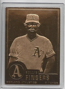 Rollie Fingers 2000 Danbury Mint Sealed 22 kt Gold Card # 117 - Picture 1 of 1