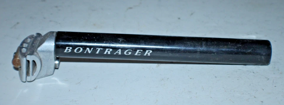 Tubo de tija de sillín Trek Bontrager 250/27,2 mm 15 mm desplazado negro carretera MTB grava~ Foto 1 de 4