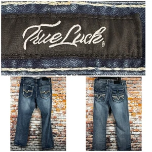 Lote de 2 Jeans True Luck Para Hombre Alfred & Gunner Bootcut Denim Azul 32"x30" - Imagen 1 de 14