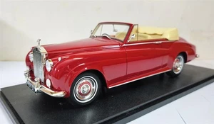 CULT 1/18 1960-62 ROLLS-ROYCE SILVER CLOUD II, OPEN DROPHEAD. RED. BRAND NEW. - Picture 1 of 8
