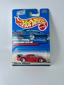 Hot Wheels Mercedes CLK-LM Red w/ Chrome Spokes Mattel 2000 Hot Wheels New - Picture 1 of 5